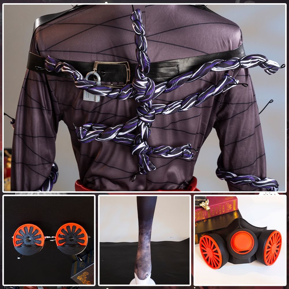 Dossier médical de pénurie de patients, costume de cosplay Identity V, vêtements de la série Abyss Call, ensemble complet de vêtements C