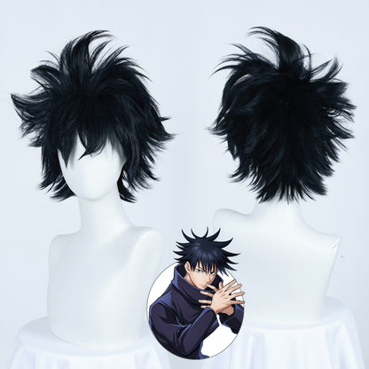 Perruque de guerre arrière Manshu Five Wu Wild Rose Xia Youjie, perruque bâton de tigre Youren Cos 