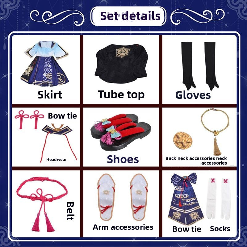 Genshin Impact Cos Vêtements Dieu Lihua Cos Costume Ensemble Complet Aigrette Princesse Cosplay Anime Vêtements Femme Style C Vêtements 