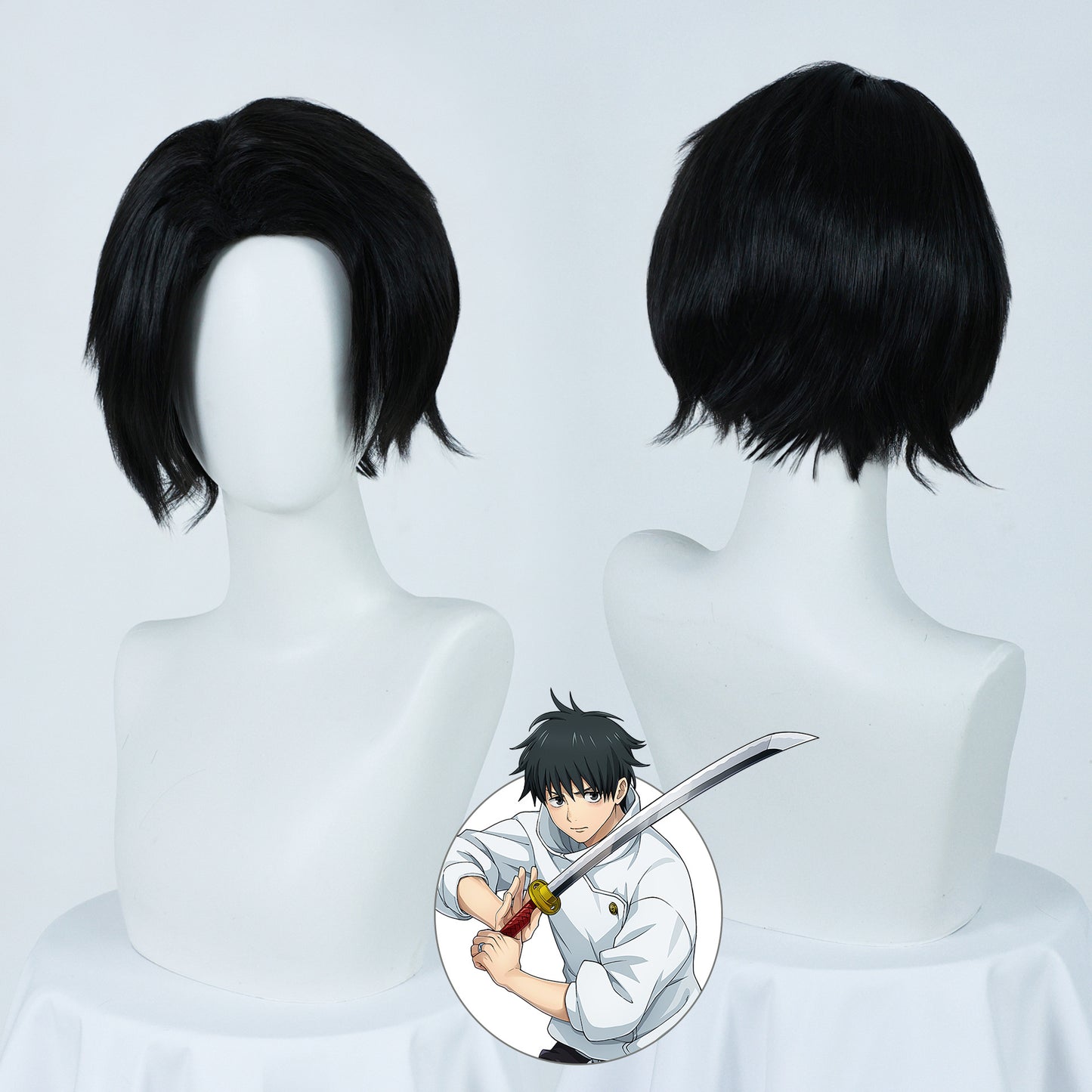 Perruque de guerre arrière Manshu Five Wu Wild Rose Xia Youjie, perruque bâton de tigre Youren Cos 