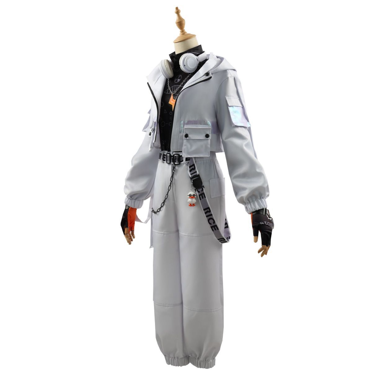 Costume de prisonnier d'Identity V, Lucca, petit canard jaune, lien, cosplay, animation bidimensionnelle 