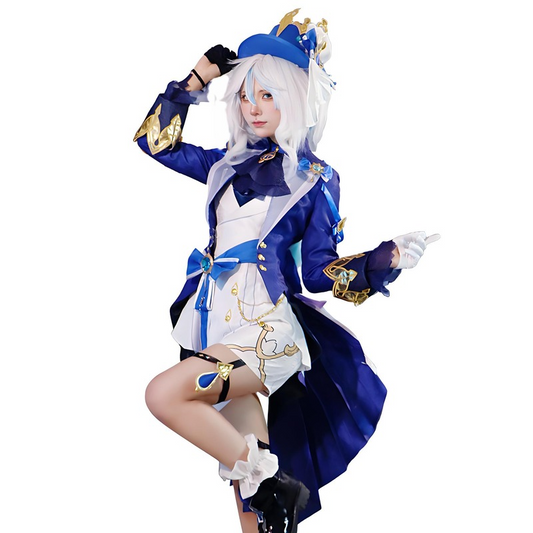 Genshin Impact Cosplay Costume Fontaine Hydro Archon Funina Cosplay Outfit Full Set Varka