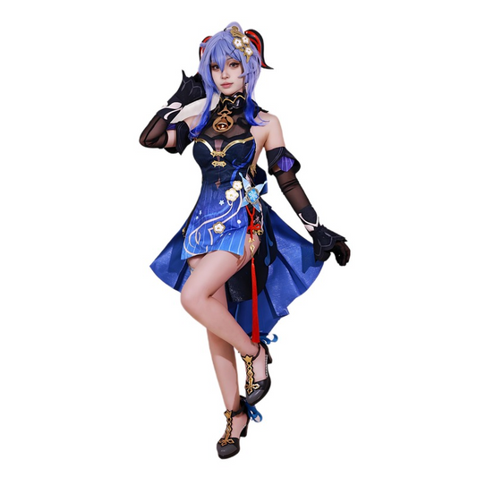 Genshin Impact Ganyu Hai Deng Festival New Year Skin Cosplay Costume Ganyu Xuan Yu Yao Fang Cosplay Outfit for Women