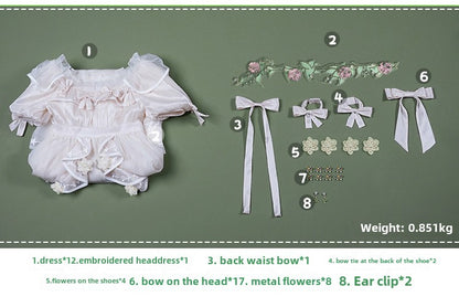 Costume de cosplay d'Identity V pour petite fille, ensemble complet de vêtements sculptés Oludi 