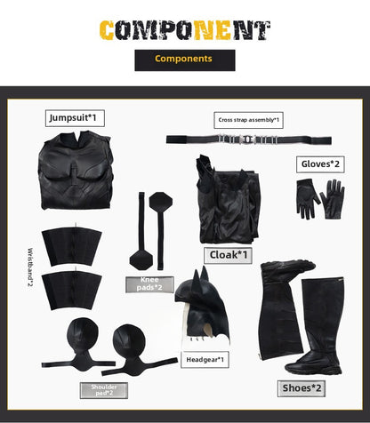 Costume d'Halloween Catwoman Batman Black Cos Comic Show en stock Shadow 