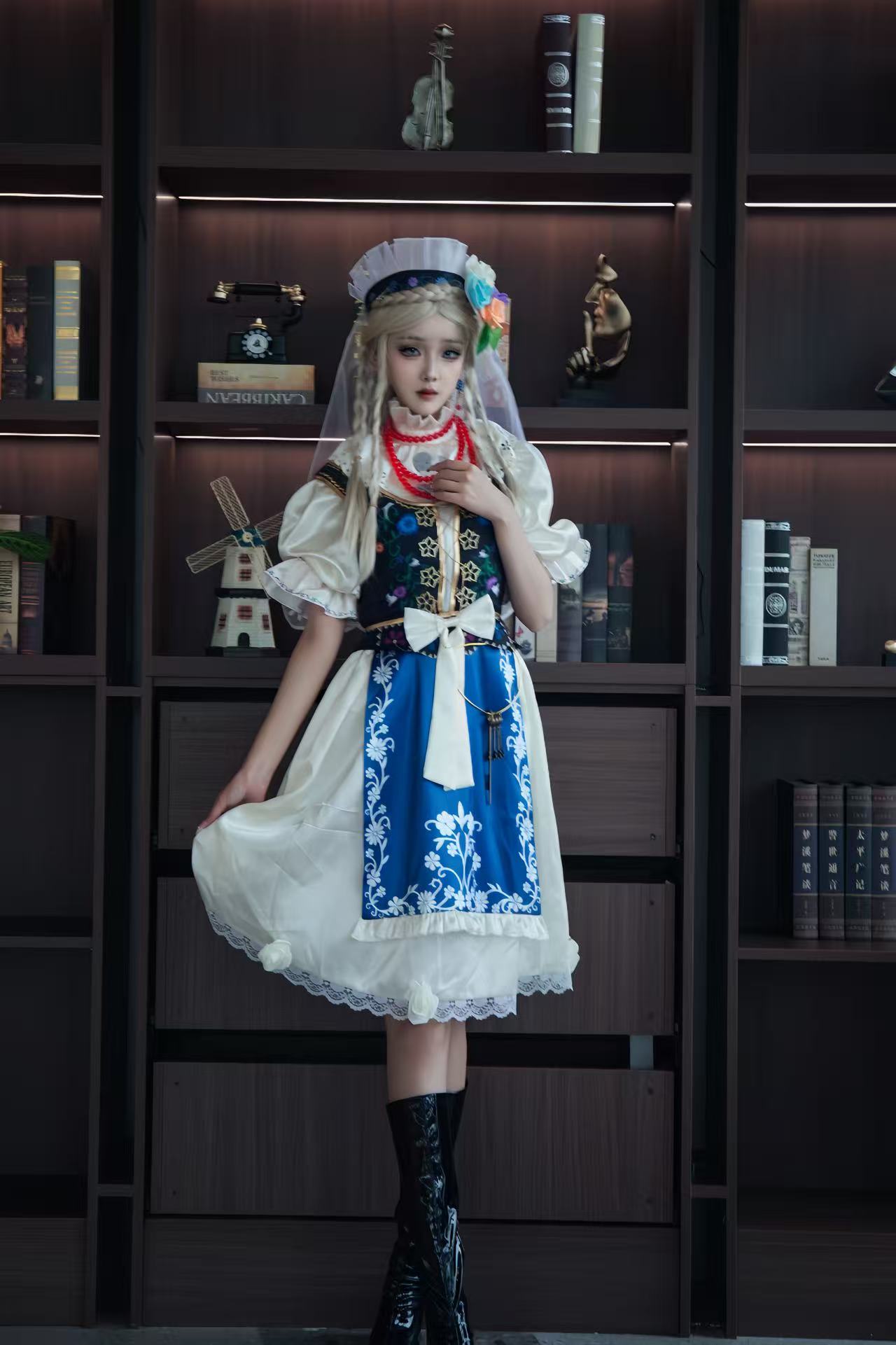 Perfumer Pigeon-like Yudite Cosplay Costume Identity V Cosplay Anime Costume for Women