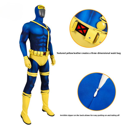 Costume Marvel X-Men X-Men97 Laser Eye Cos, combinaison complète, collants, vêtements de cosplay 