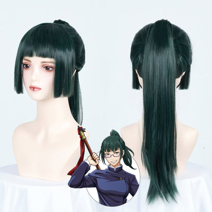 Perruque de guerre arrière Manshu Five Wu Wild Rose Xia Youjie, perruque bâton de tigre Youren Cos 