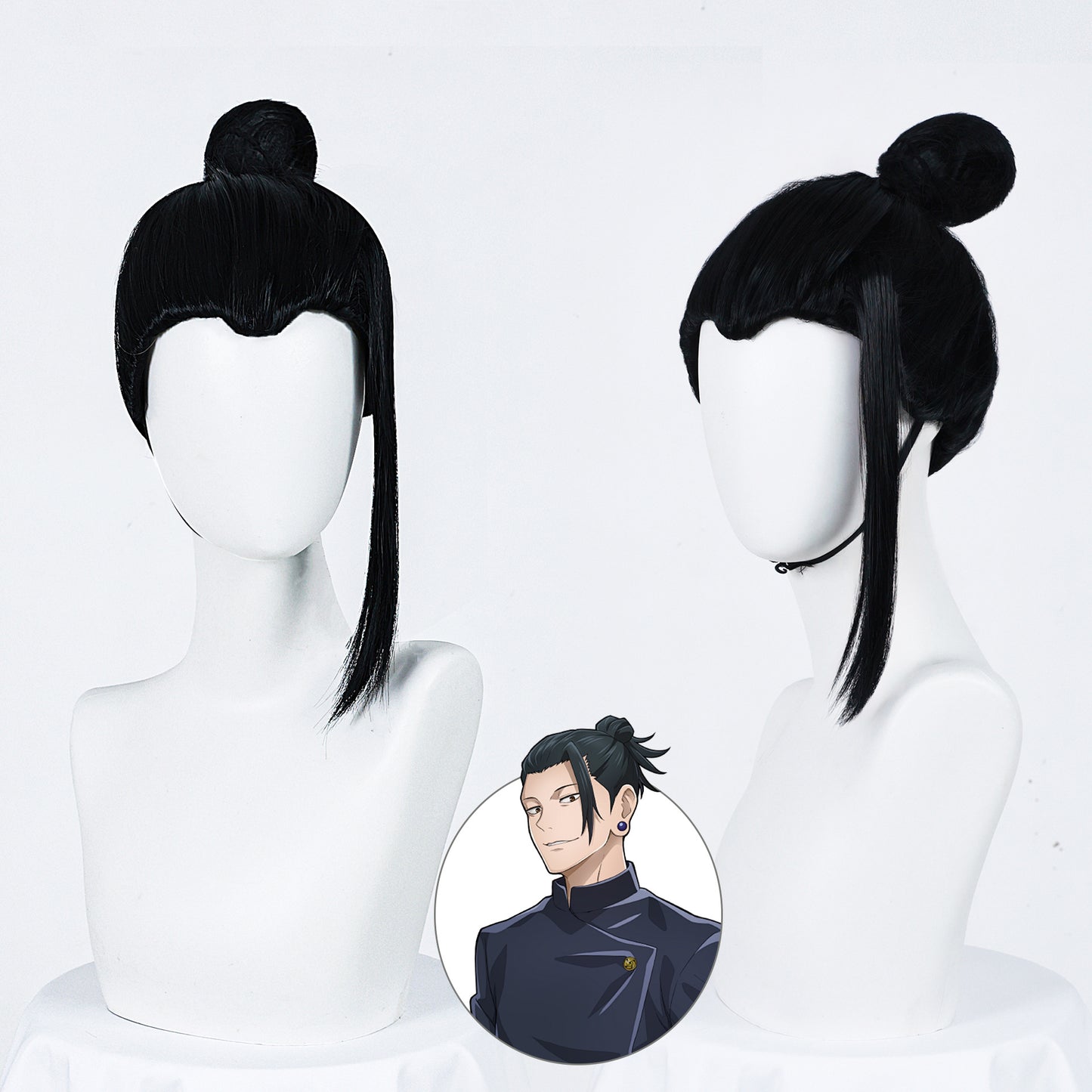 Perruque de guerre arrière Manshu Five Wu Wild Rose Xia Youjie, perruque bâton de tigre Youren Cos 