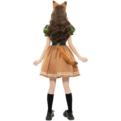 Halloween Zootopia Judy Rabbit Nick Fox COS Children Adult Parent-Child Set Performance Costume