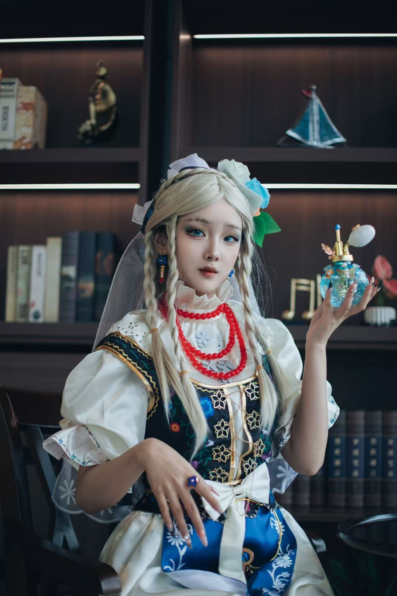 Perfumer Pigeon-like Yudite Cosplay Costume Identity V Cosplay Anime Costume for Women