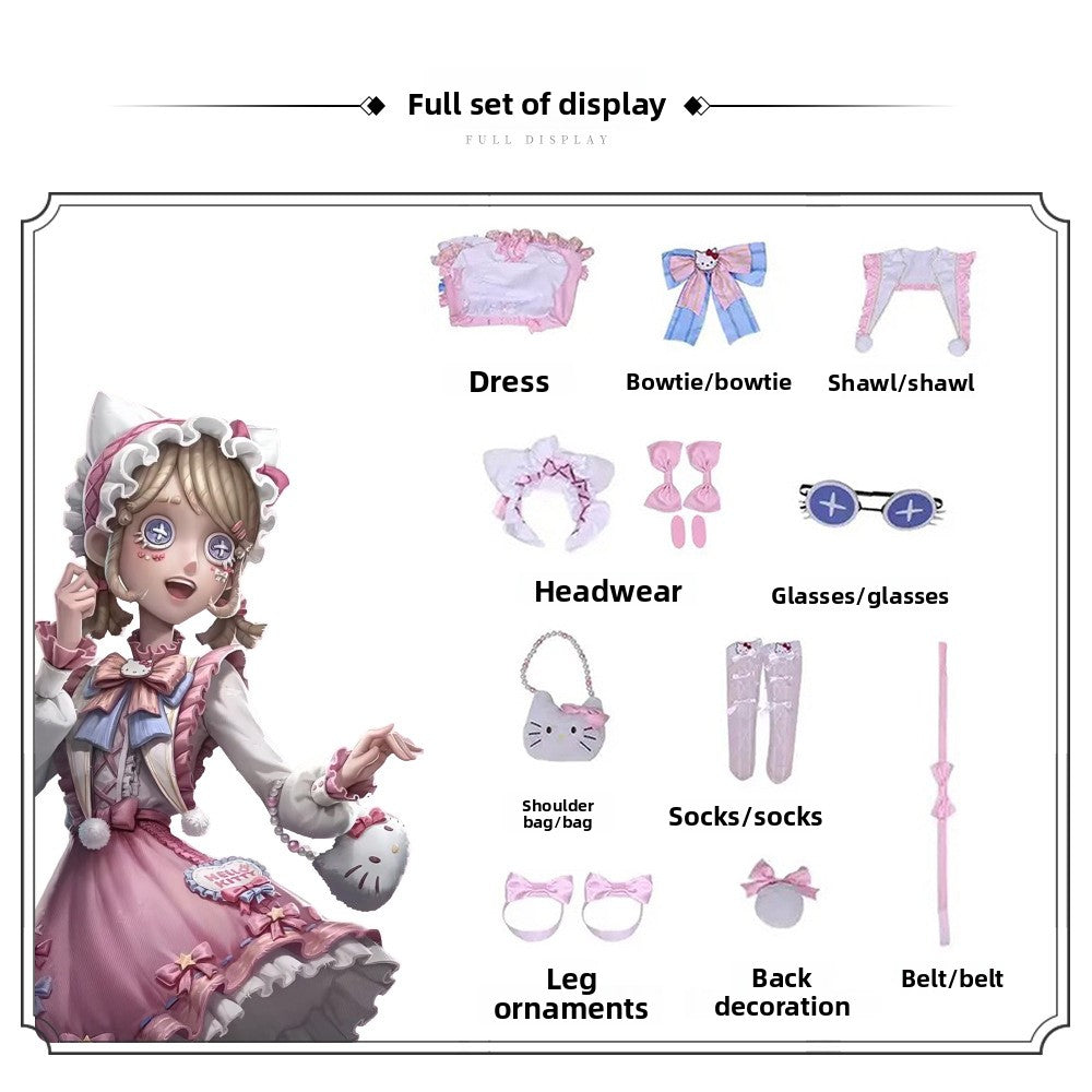 Identity V Sanrio Collaboration Gardener Cosplay Costume Emma Woods Joseph Cinnamoroll Cosplay Female