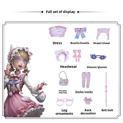 Identity V Sanrio Collaboration Gardener Cosplay Costume Emma Woods Joseph Cinnamoroll Cosplay Female