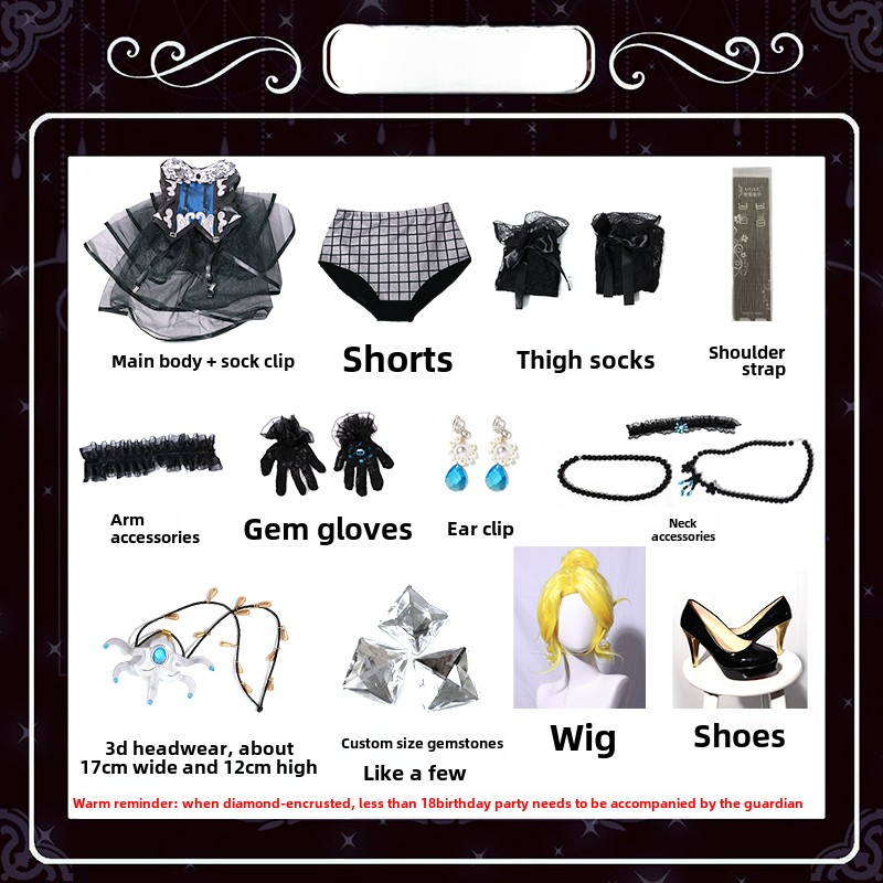 Identity V Dancer Croto Cosplay Game Costume Dancer Croto Cos Clothing Female