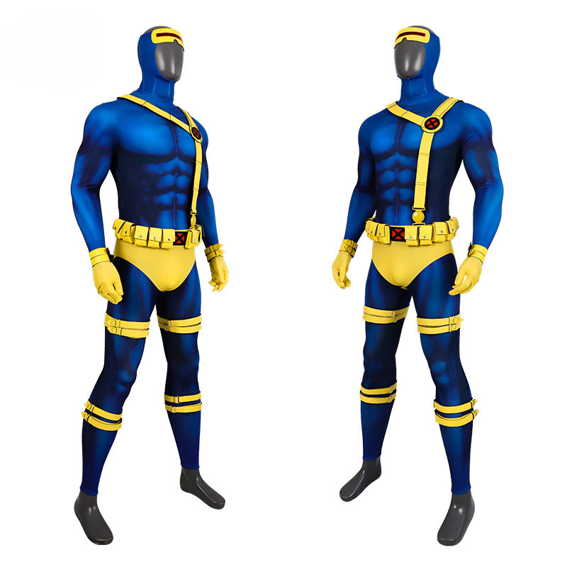 Costume Marvel X-Men X-Men97 Laser Eye Cos, combinaison complète, collants, vêtements de cosplay 