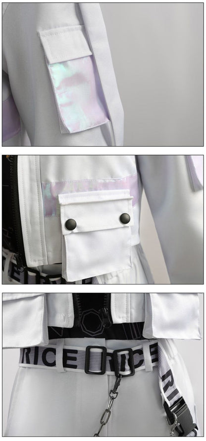 Costume de prisonnier d'Identity V, Lucca, petit canard jaune, lien, cosplay, animation bidimensionnelle 