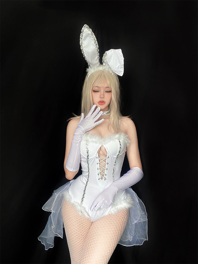 Resurrection Halloween Costume Cos Sexy Bunny Suit Nightclub Bar DS Lead Dance Bunny Suit Christmas Costume