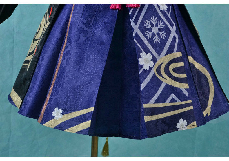 Genshin Impact Cos Vêtements Dieu Lihua Cos Costume Ensemble Complet Aigrette Princesse Cosplay Anime Vêtements Femme Style C Vêtements 