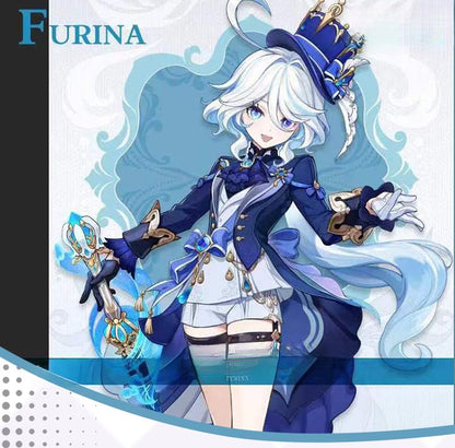 Costume de cosplay Genshin Impact Fontaine Hydro Archon Funina, ensemble complet Varka 