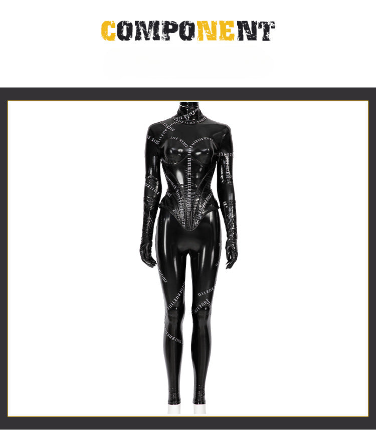 Costume d'Halloween Catwoman Batman Black Cos Comic Show en stock Shadow 