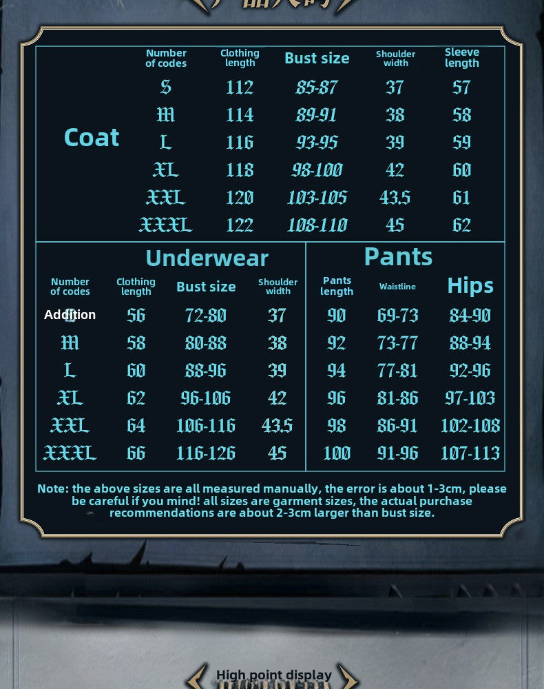 Identity V Cosplay Costume Fourth Anniversary Prophet Dark Cosplay Rare Fashion Survivor Set