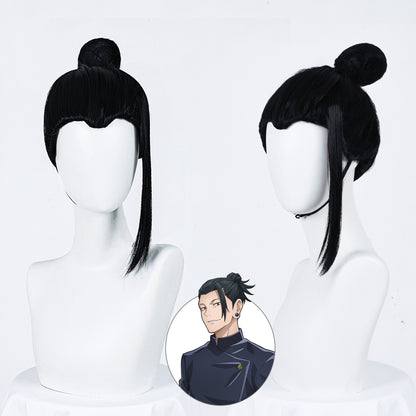 Perruque de guerre arrière Manshu Five Wu Wild Rose Xia Youjie, perruque bâton de tigre Youren Cos 