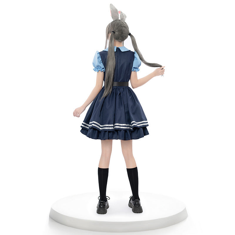 Halloween Zootopia Judy Rabbit Nick Fox COS Children Adult Parent-Child Set Performance Costume