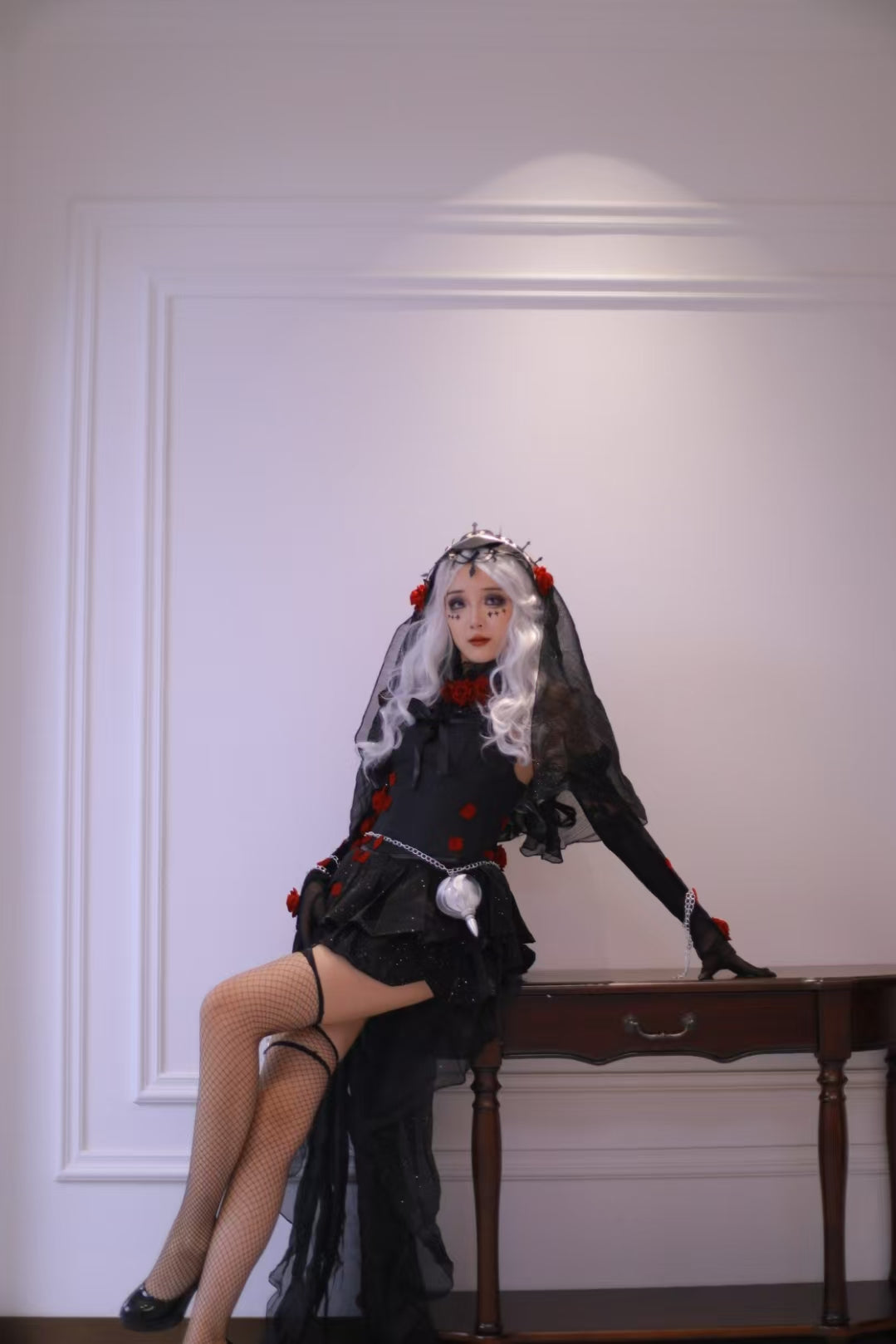 Identity V Cosplay Costume Game Anime Outfit Patient Star Psychology Doctor Long Night Cosplay Full Set