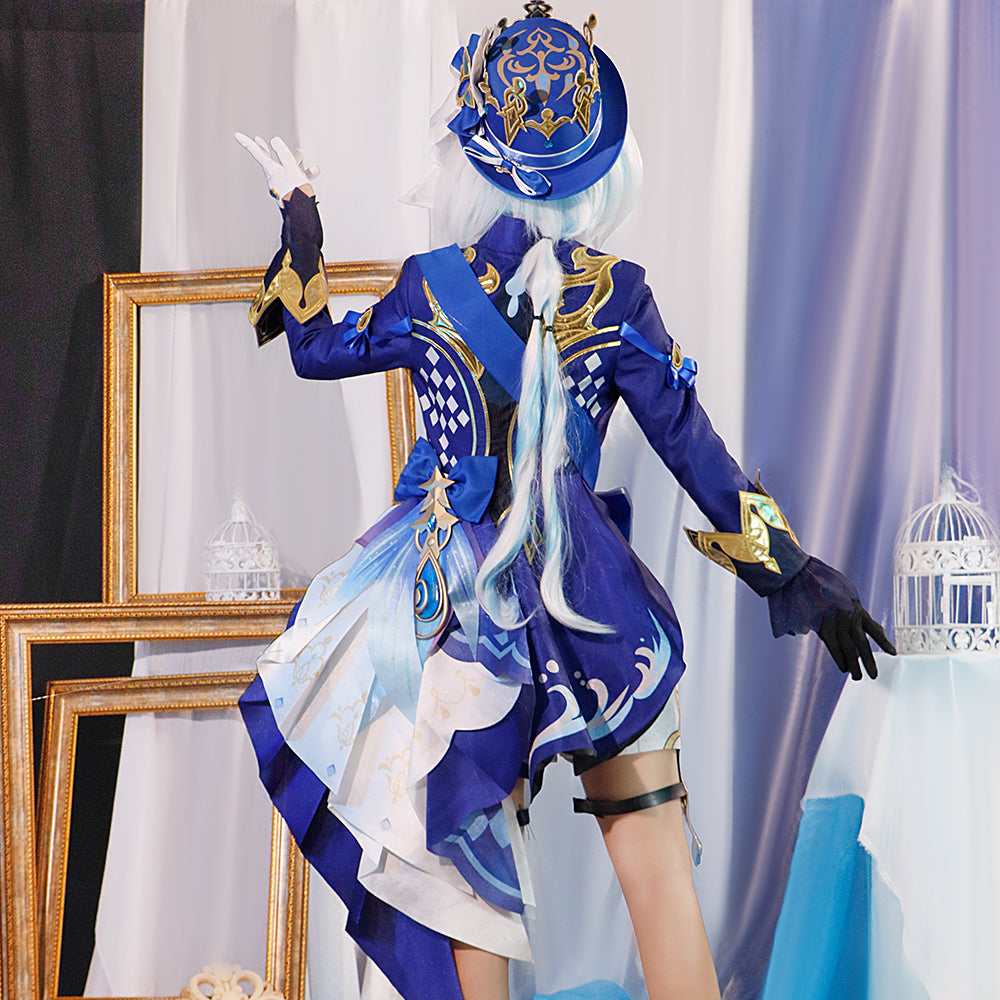 Genshin Impact Cosplay Costume Fontaine Hydro Archon Funina Cosplay Outfit Full Set Varka