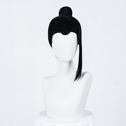 Perruque de guerre arrière Manshu Five Wu Wild Rose Xia Youjie, perruque bâton de tigre Youren Cos 