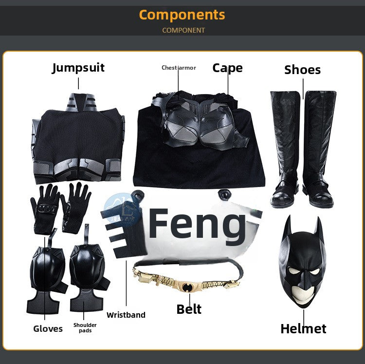 Costume d'Halloween Catwoman Batman Black Cos Comic Show en stock Shadow 