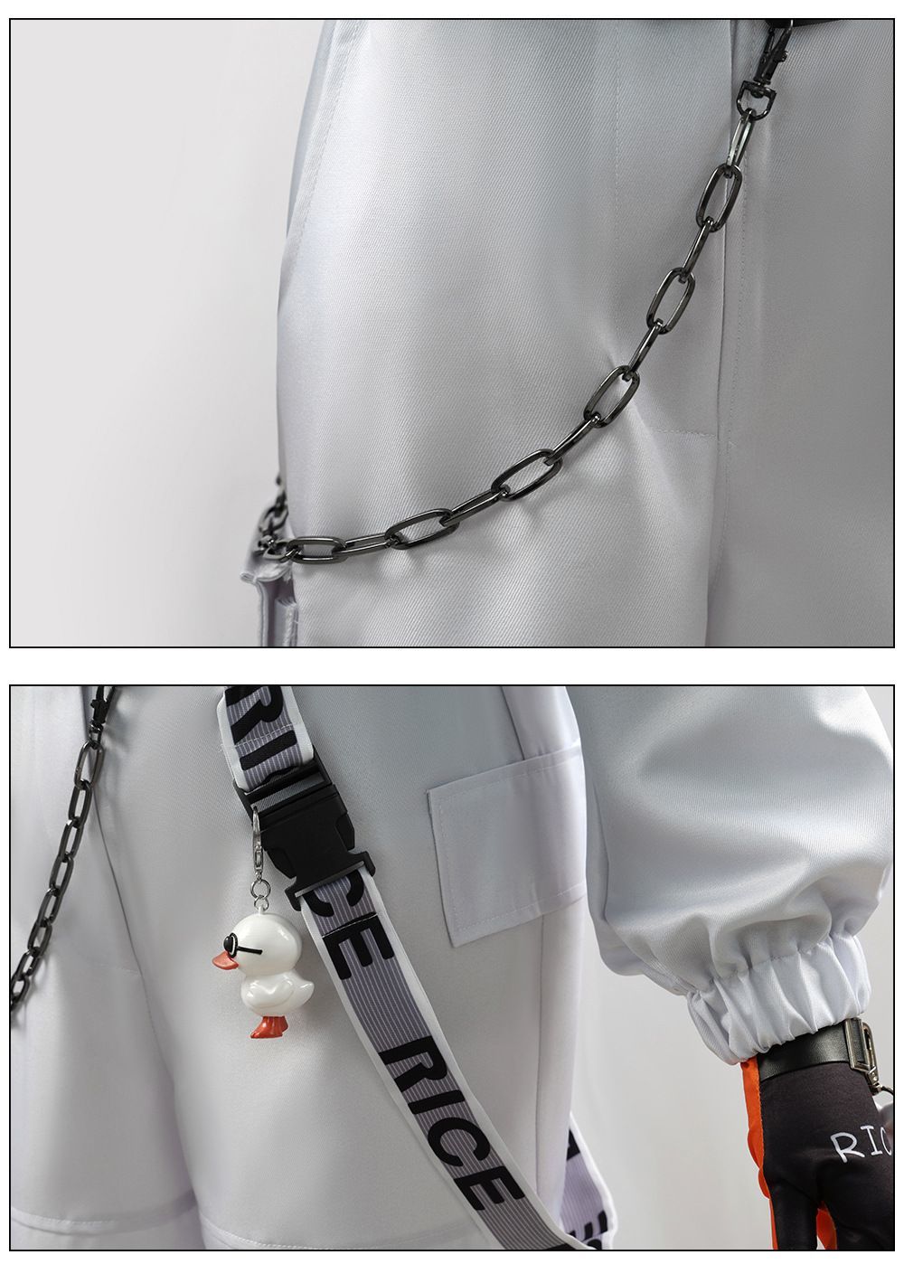 Costume de prisonnier d'Identity V, Lucca, petit canard jaune, lien, cosplay, animation bidimensionnelle 