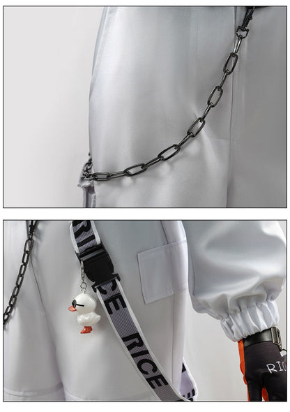 Costume de prisonnier d'Identity V, Lucca, petit canard jaune, lien, cosplay, animation bidimensionnelle 