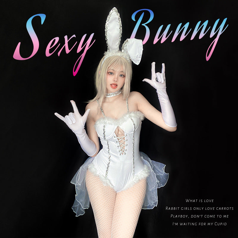 Resurrection Halloween Costume Cos Sexy Bunny Suit Nightclub Bar DS Lead Dance Bunny Suit Christmas Costume