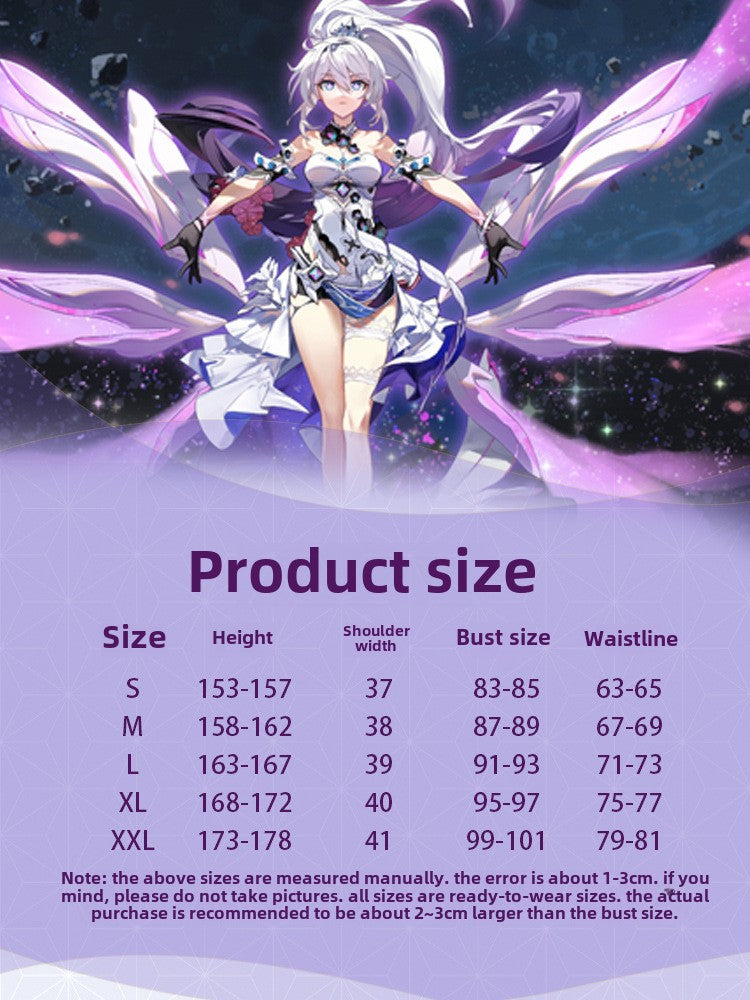 Honkai Impact 3cos Clothing the Last Absent-minded Law Kiana Caslana Cosplay Clothing
