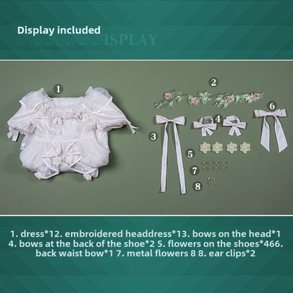 Costume de cosplay d'Identity V pour petite fille, ensemble complet de vêtements sculptés Oludi 