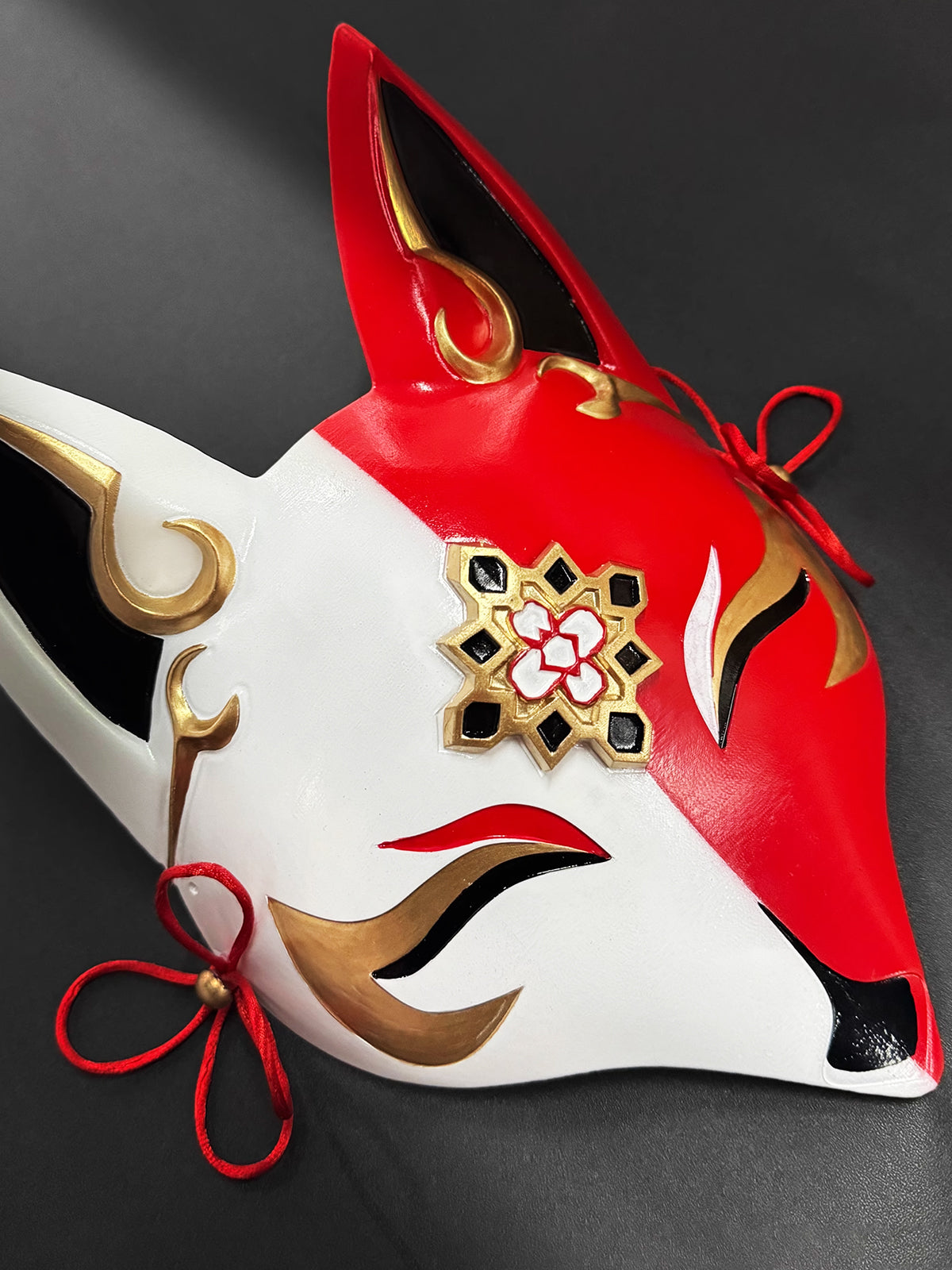 Honkai Star Rail Cosplay Game Costume Japanese Style Mask Fox Girl Hanabi Lolita