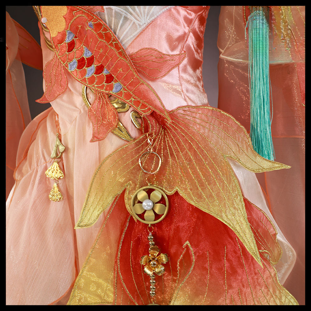 Jeu de main éternel Walnut Carp Dream Floating Light Cosplay Vêtements Walnut Carp Dream Floating Light Cos Costume 