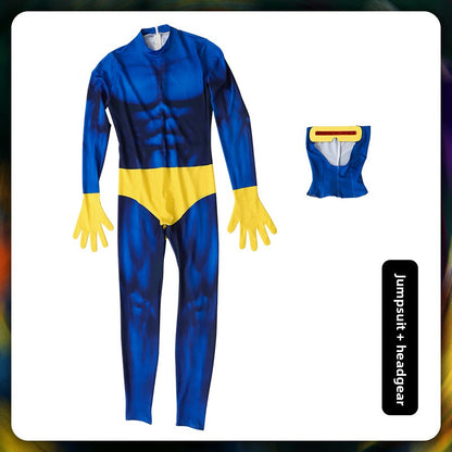 Costume Marvel X-Men X-Men97 Laser Eye Cos, combinaison complète, collants, vêtements de cosplay 