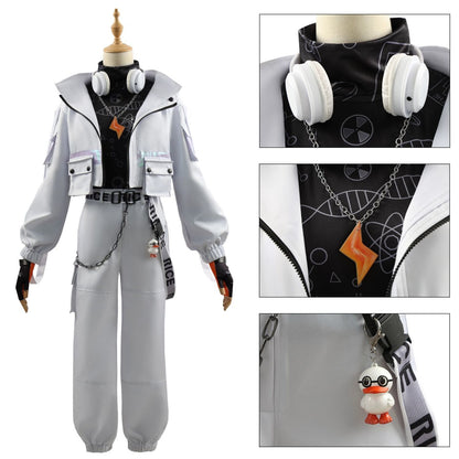Costume de prisonnier d'Identity V, Lucca, petit canard jaune, lien, cosplay, animation bidimensionnelle 