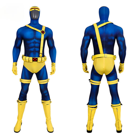 Costume Marvel X-Men X-Men97 Laser Eye Cos, combinaison complète, collants, vêtements de cosplay 