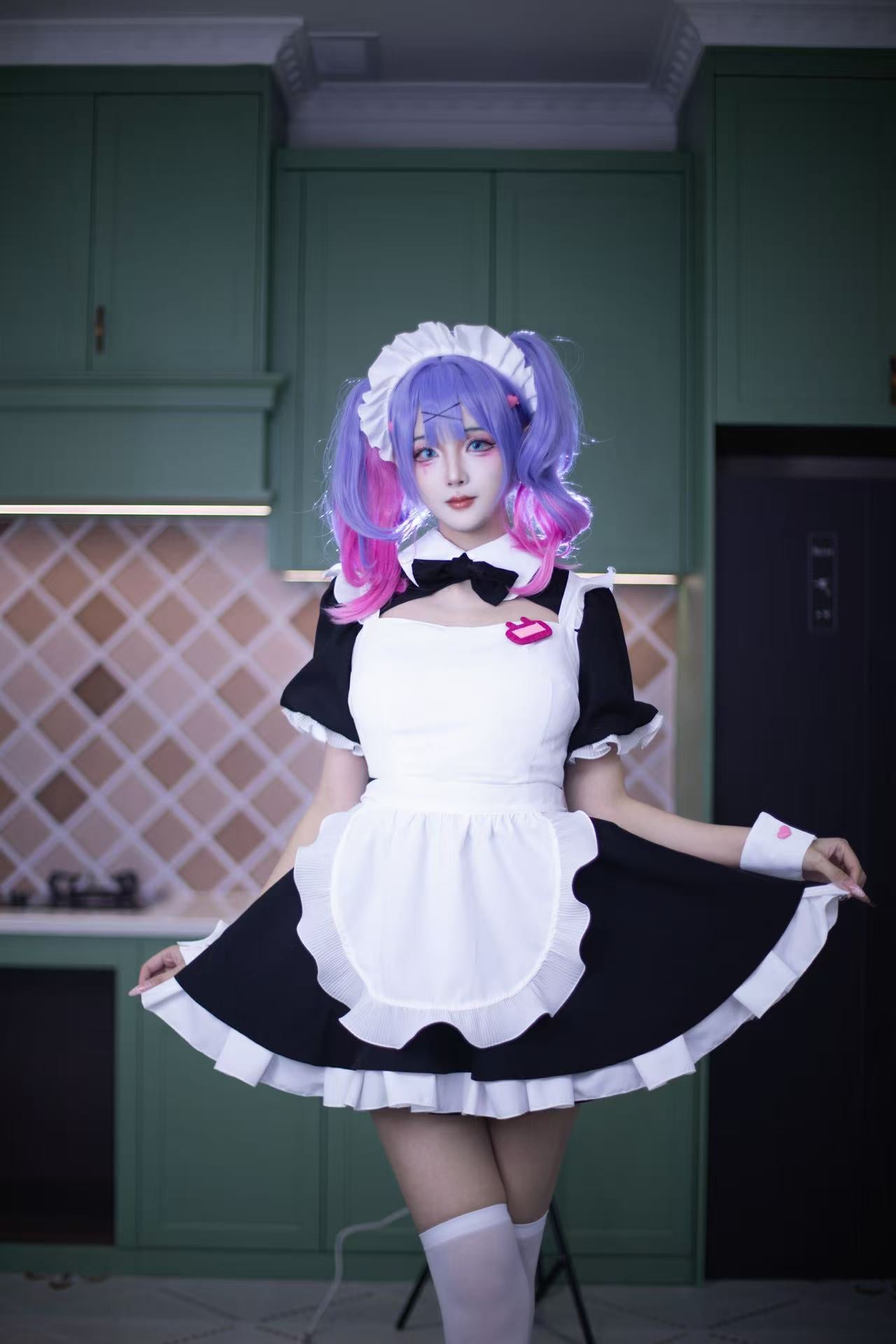 Hatsune Miku "Bunny Hutch" Style Maid Cosplay Outfit