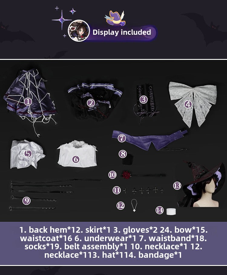 Identity V Cos Costume Halloween Concert Gardener Costume Cosplay Game Qizhen Fashion