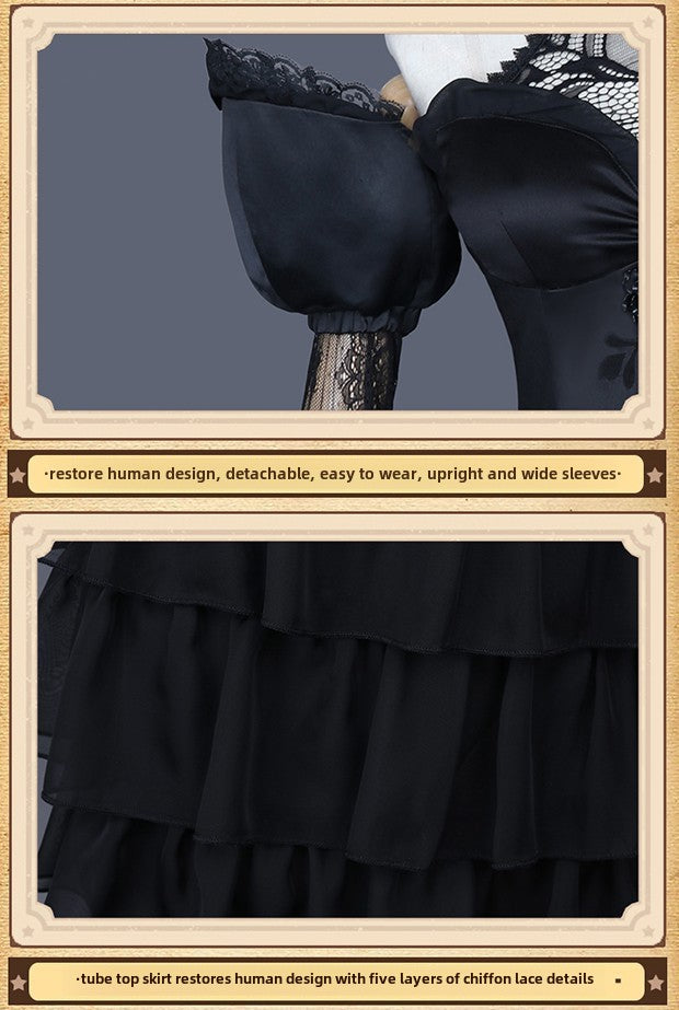 Identity V Cos Costume Flavorist Cos Fatal Gentle Dress Cosplay Costume Women