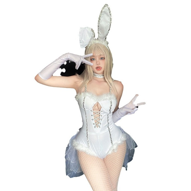 Resurrection Halloween Costume Cos Sexy Bunny Suit Nightclub Bar DS Lead Dance Bunny Suit Christmas Costume