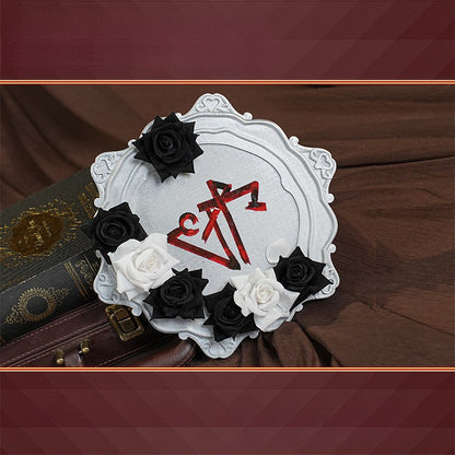 Costume de sorcière aux cheveux cramoisis et prêtre du diable Identity V 