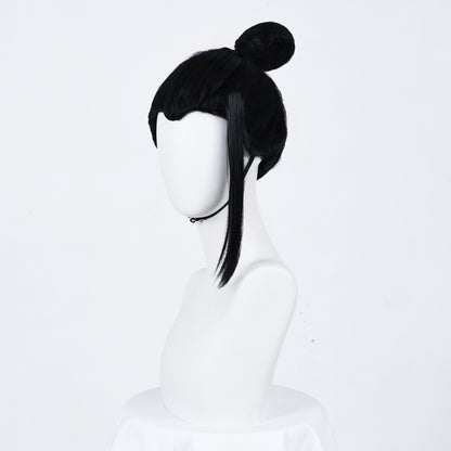 Perruque de guerre arrière Manshu Five Wu Wild Rose Xia Youjie, perruque bâton de tigre Youren Cos 